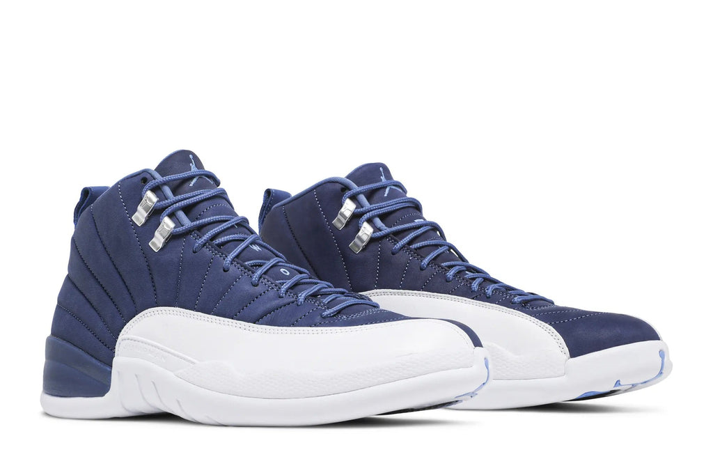 Air Jordan 12 Retro 'Indigo' - Stone Blue Legend Blue Sneakers