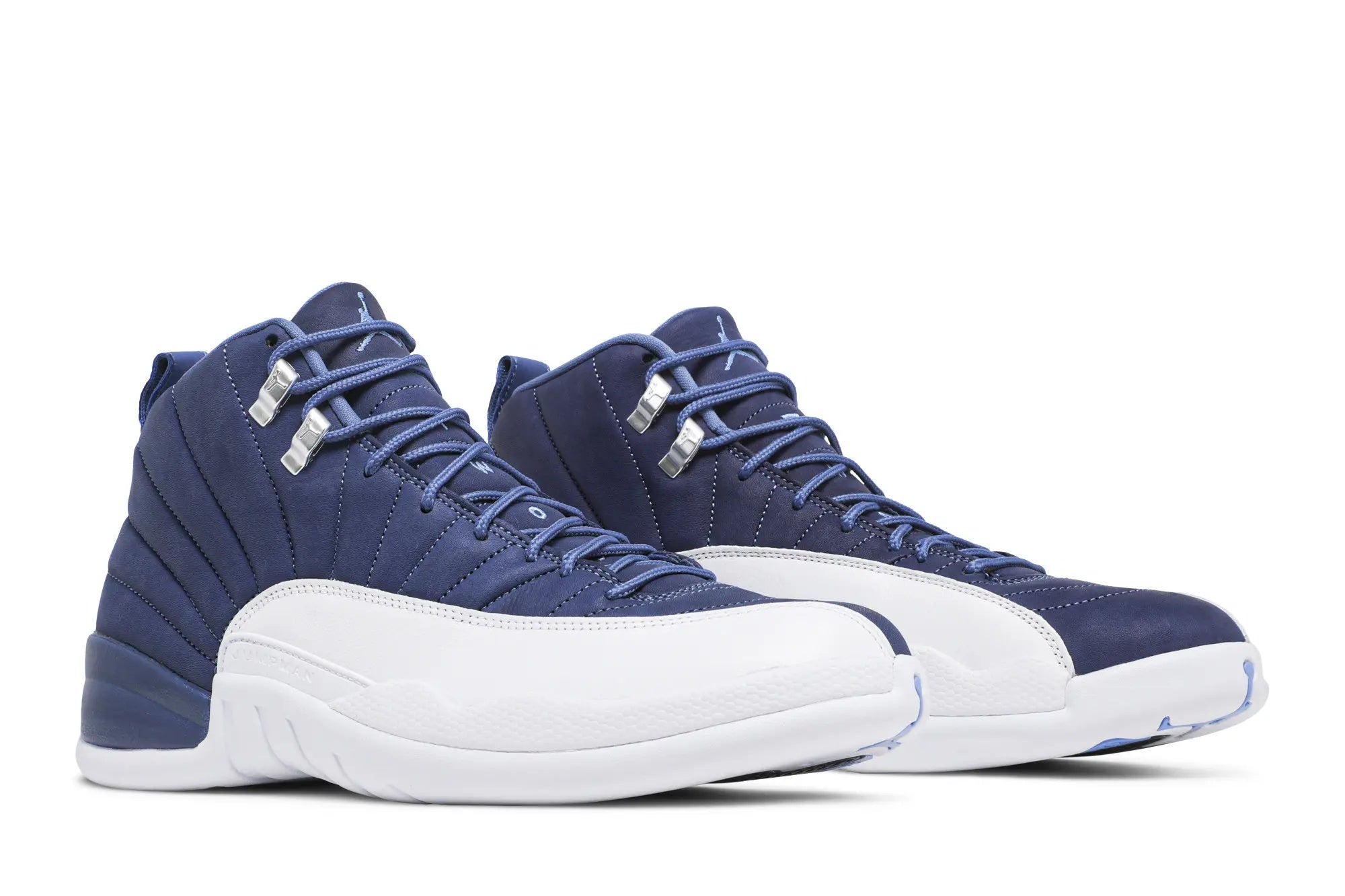 Air Jordan 12 Retro 'Indigo' - Stone Blue Legend Blue Sneakers