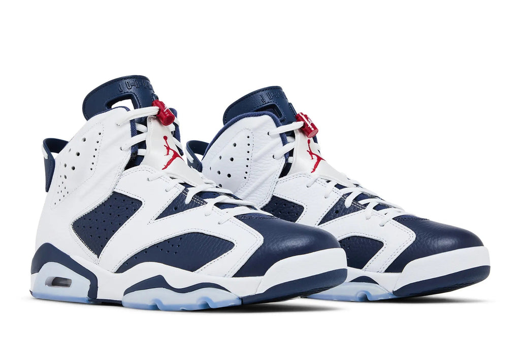 Air Jordan 6 Retro 'Olympic' 2024 - Team USA White/Navy/Red