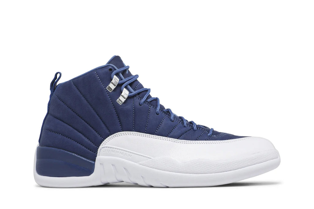 Air Jordan 12 Retro 'Indigo' - Stone Blue Legend Blue Sneakers