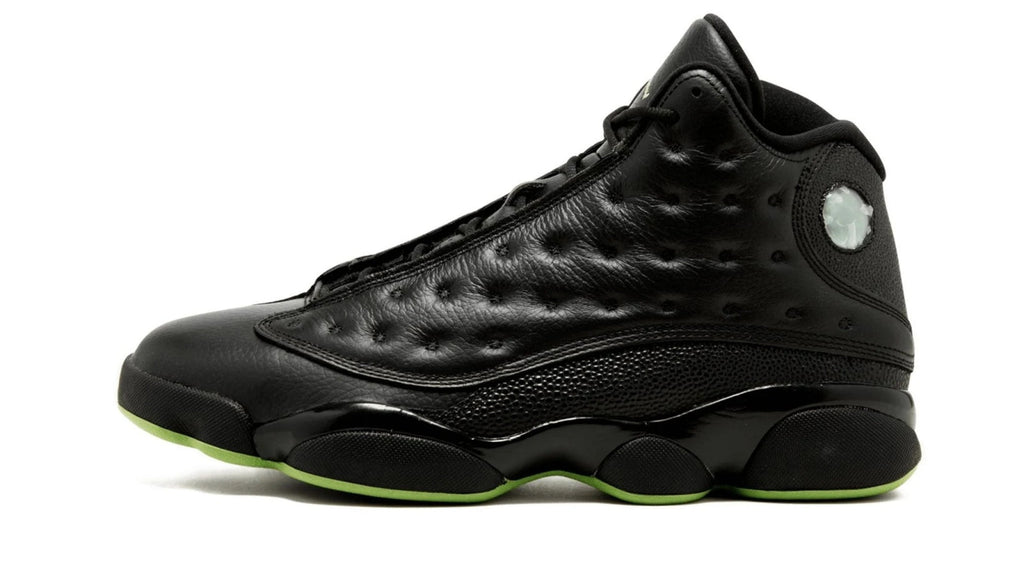 Air Jordan 13 Retro Altitude 2017 - Original All-Leather Black & Green
