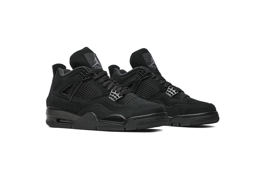 Jordan 4 Retro 'Black Cat' 2020 - Classic Black Suede Basketball Sneaker