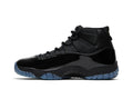 Jordan 11 Retro 'Gamma Blue' 2025 - Black Patent Leather Basketball Shoes