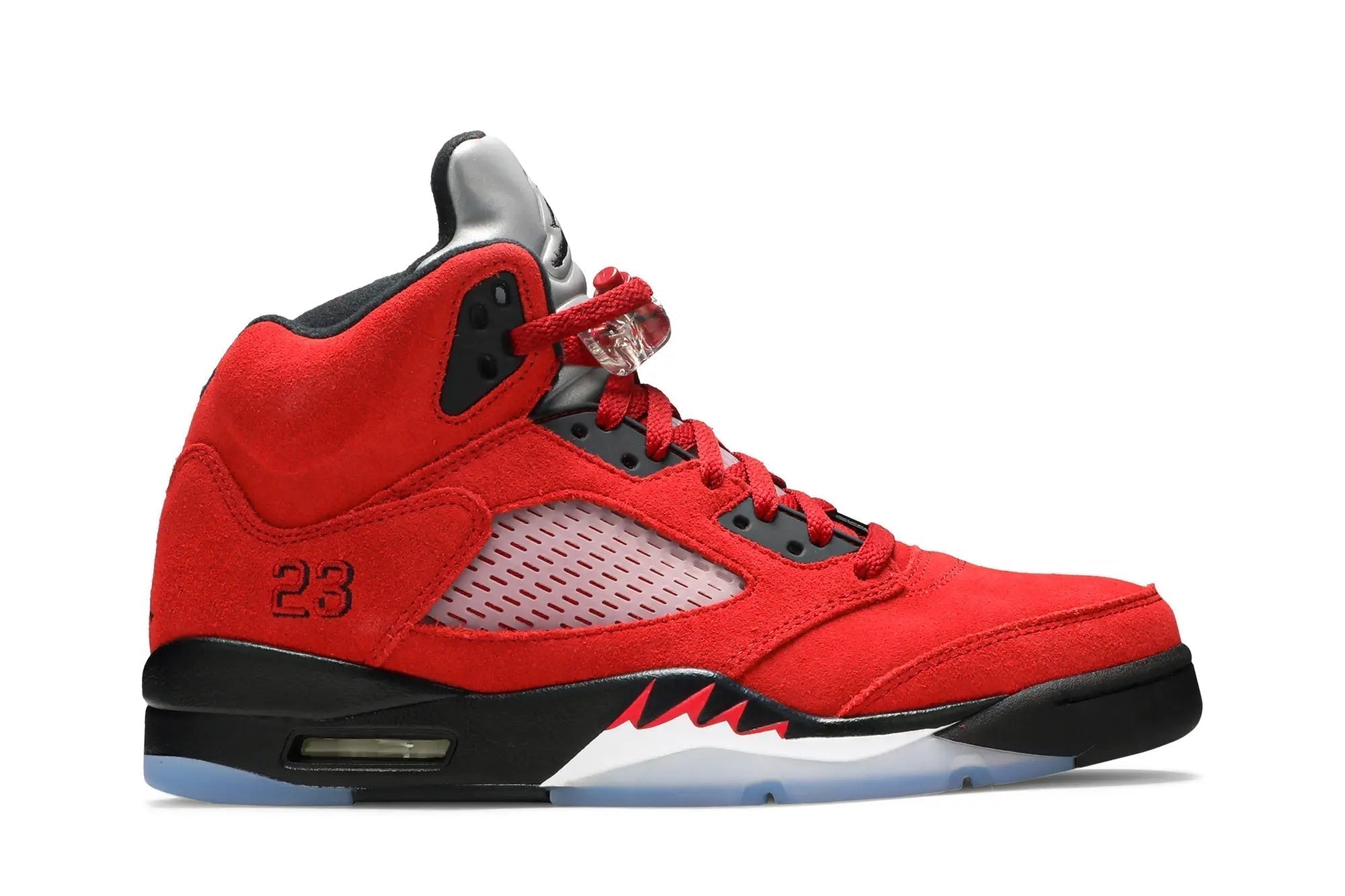 Jordan 5 Retro 'Raging Bull' 2021 Varsity Red - Classic Retro Basketball Sneaker