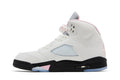 Jordan 5 Retro Medium Soft Pink - Women's White Leather Basketball Sneaker