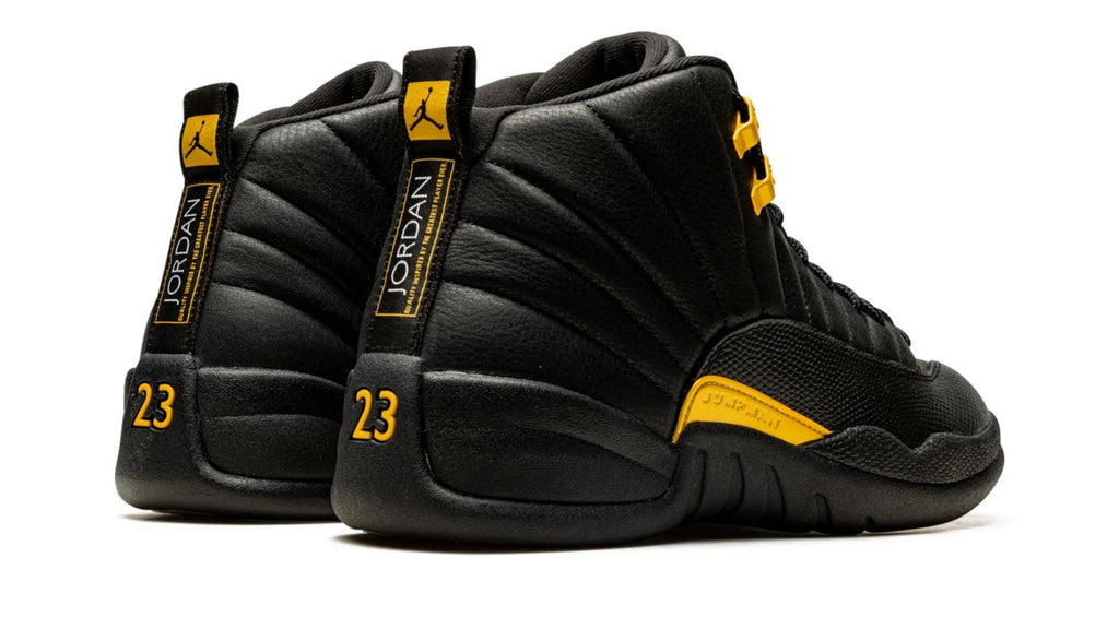 Air Jordan 12 Retro Black Taxi - Classic Signature Sneaker with Zoom Air