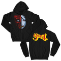Split Face Zip Hoodie