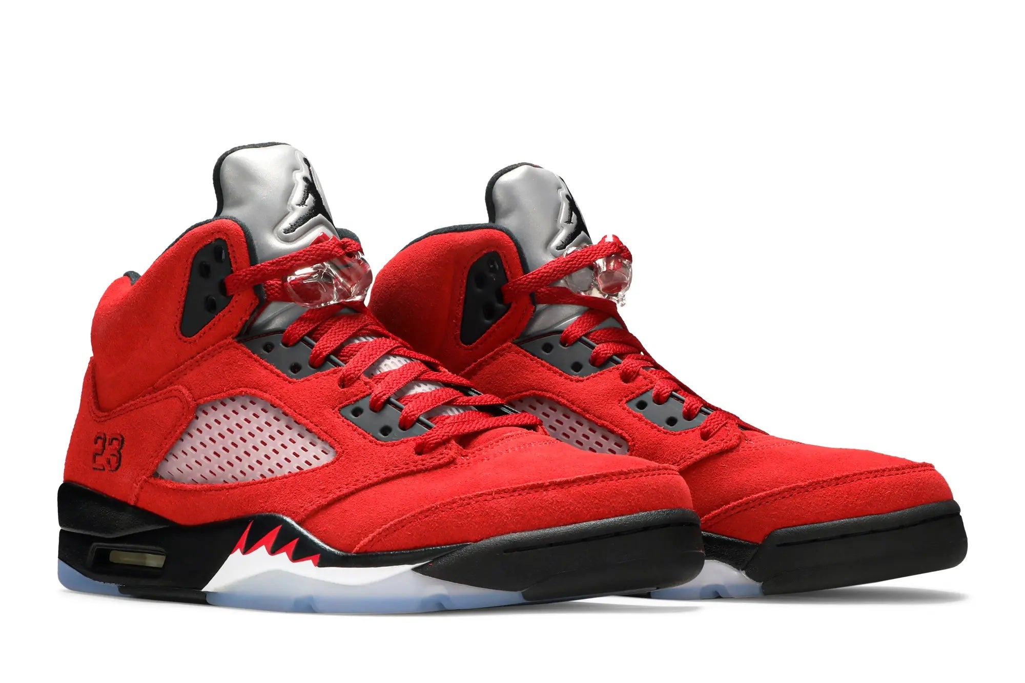 Jordan 5 Retro 'Raging Bull' 2021 Varsity Red - Classic Retro Basketball Sneaker