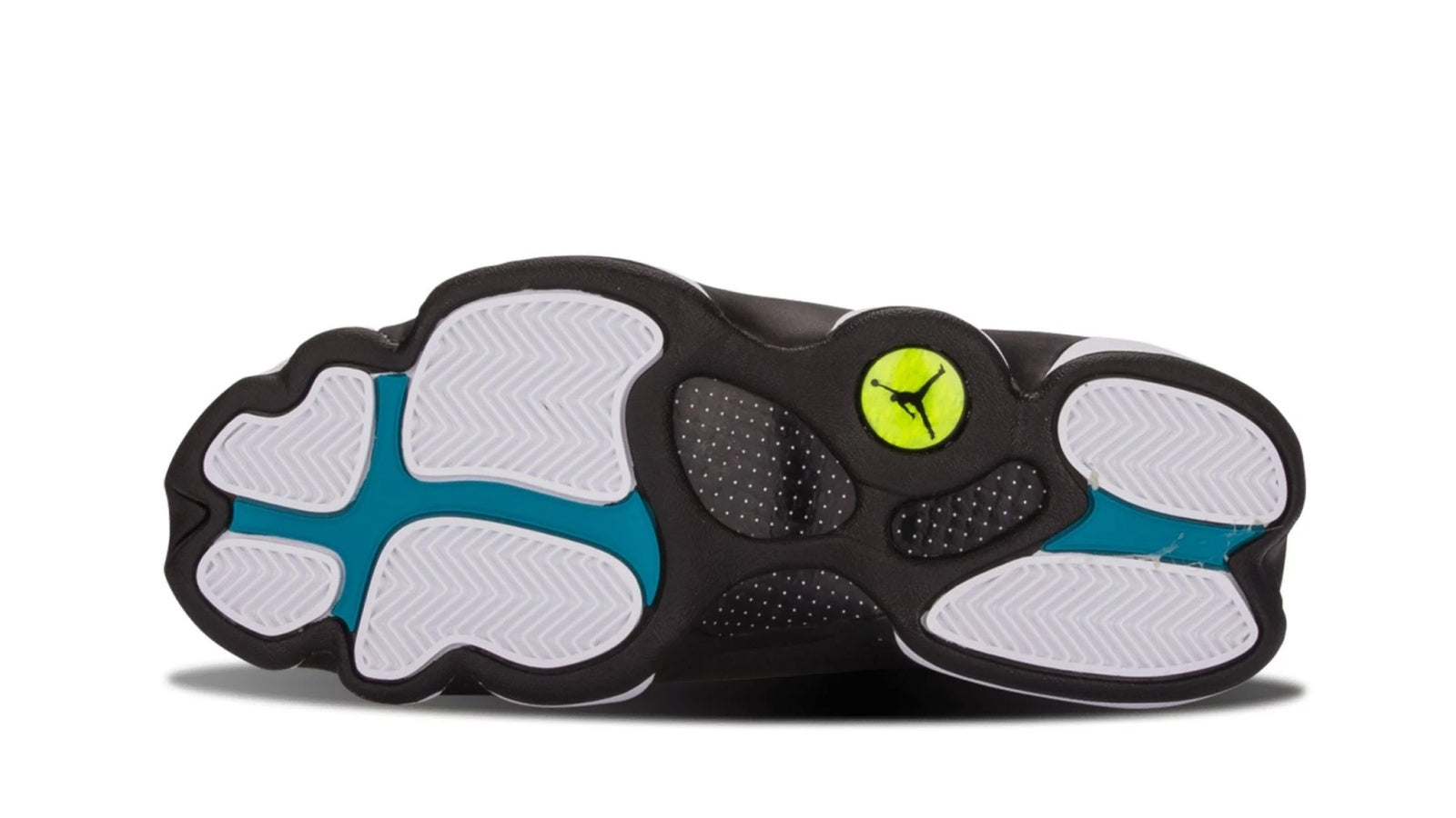 Air Jordan 13 Retro "Barons" - Classic White & Black with Iridescent Heel Paneling