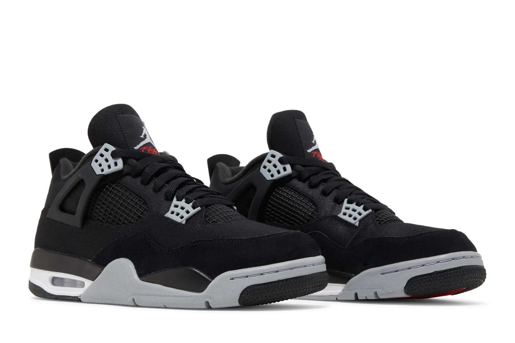 Jordan 4 Retro SE Black Canvas - Classic Wings & Nike Air Design