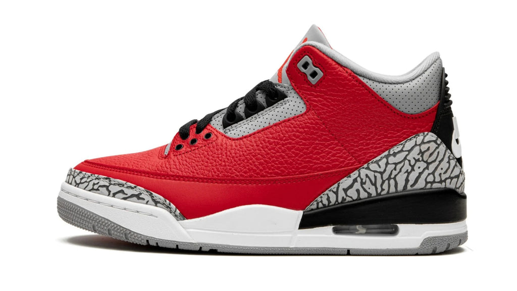 Air Jordan 3 Retro Red Cement - All-Star Edition with Fire Red & Elephant Print