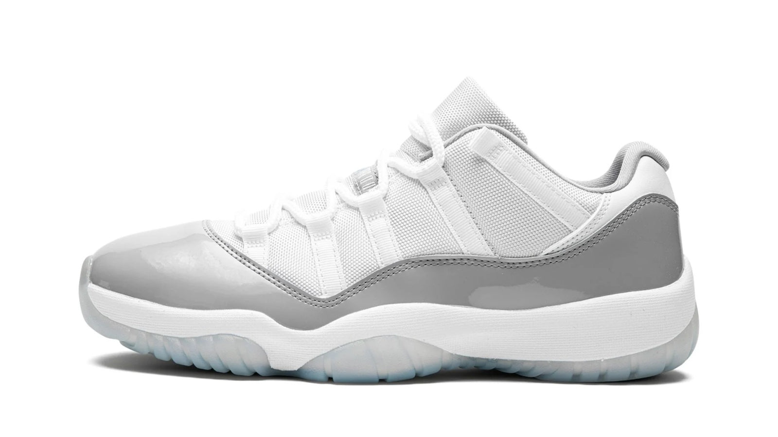 Air Jordan 11 Low White Cement | Classic Neutral Colorway with Patent Leather Mudguard