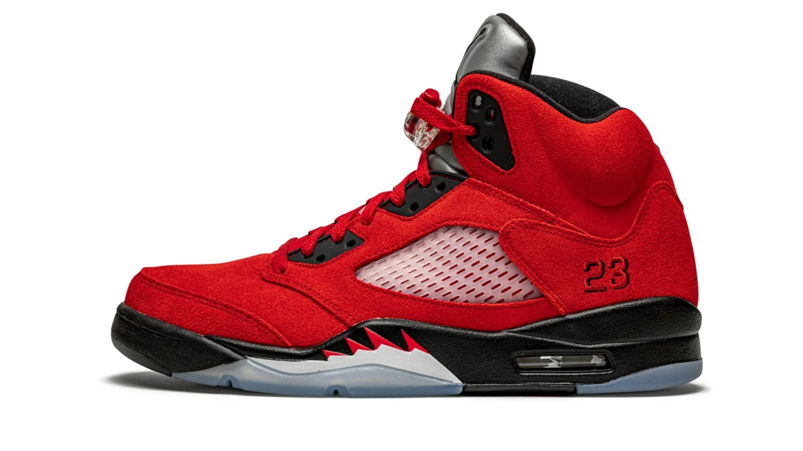 Air Jordan 5 Retro 'Raging Bull 2021' - Iconic Red Suede Sneaker