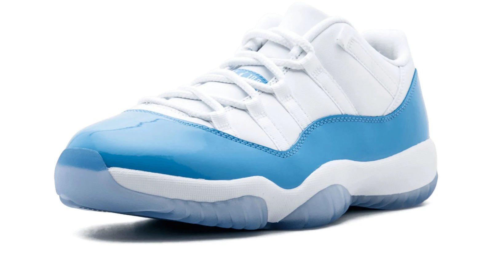 Air Jordan 11 Retro Low UNC - University Blue Patent Leather Sneaker