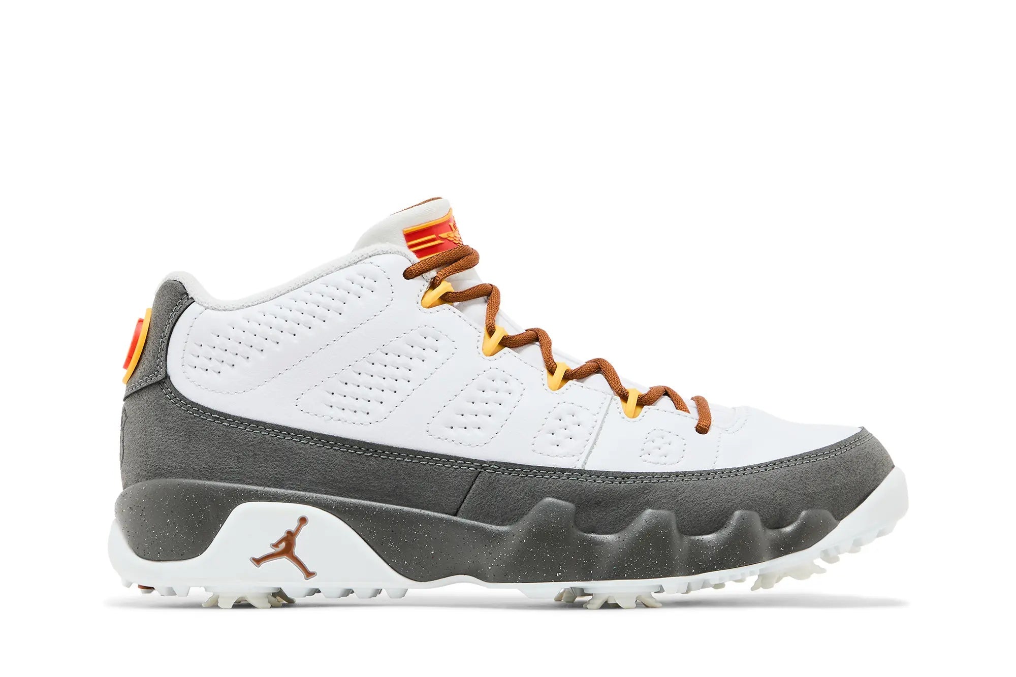 Jordan 9 Low Golf 'US Open' - White/Gold/Grey Colorway