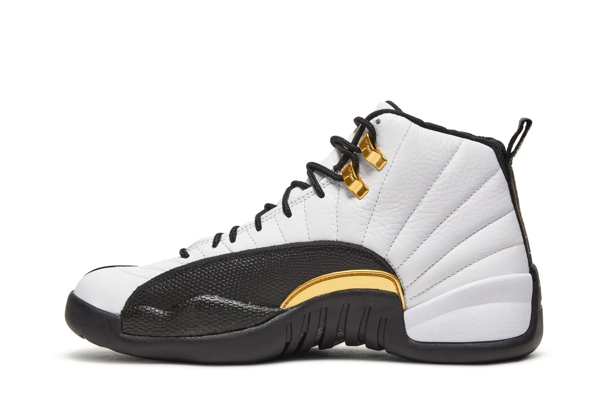 Air Jordan 12 Retro 'Royalty' White Black Metallic Gold