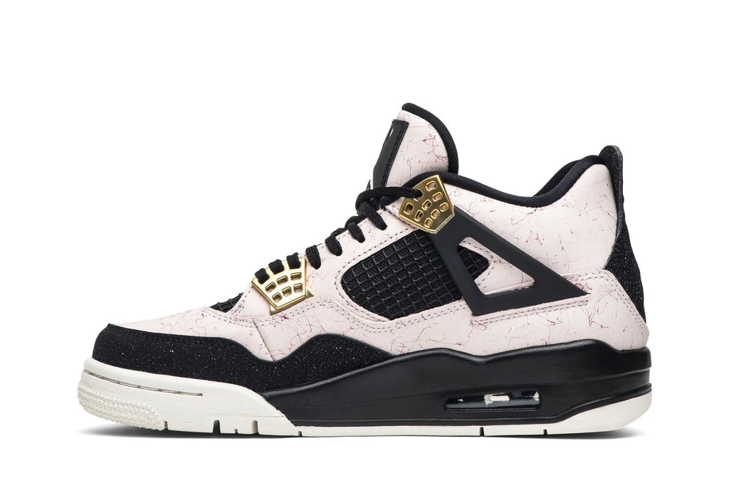 Women's Air Jordan 4 Retro 'Splatter' - Silt Red & Black Colorway