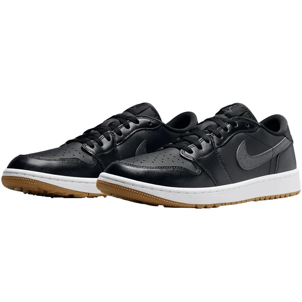 Air Jordan 1 Low Golf 'Black Gum' - Waterproof Performance Golf Shoes