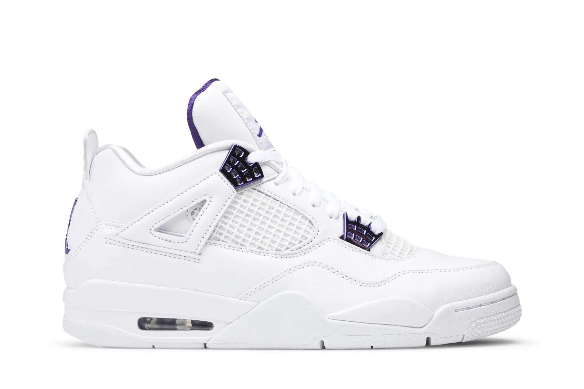 Air Jordan 4 Retro 'Metallic Court Purple' - Classic Basketball Sneaker