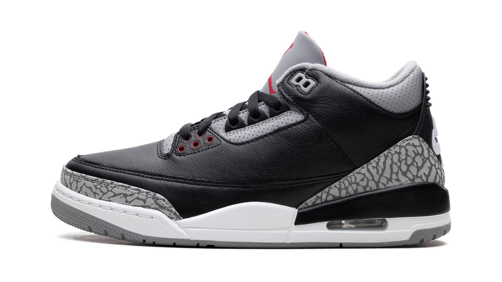 Air Jordan 3 Retro Black Cement - Iconic Tinker Hatfield Design