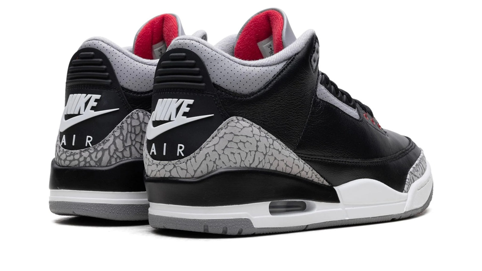 Air Jordan 3 Retro Black Cement - Iconic Tinker Hatfield Design