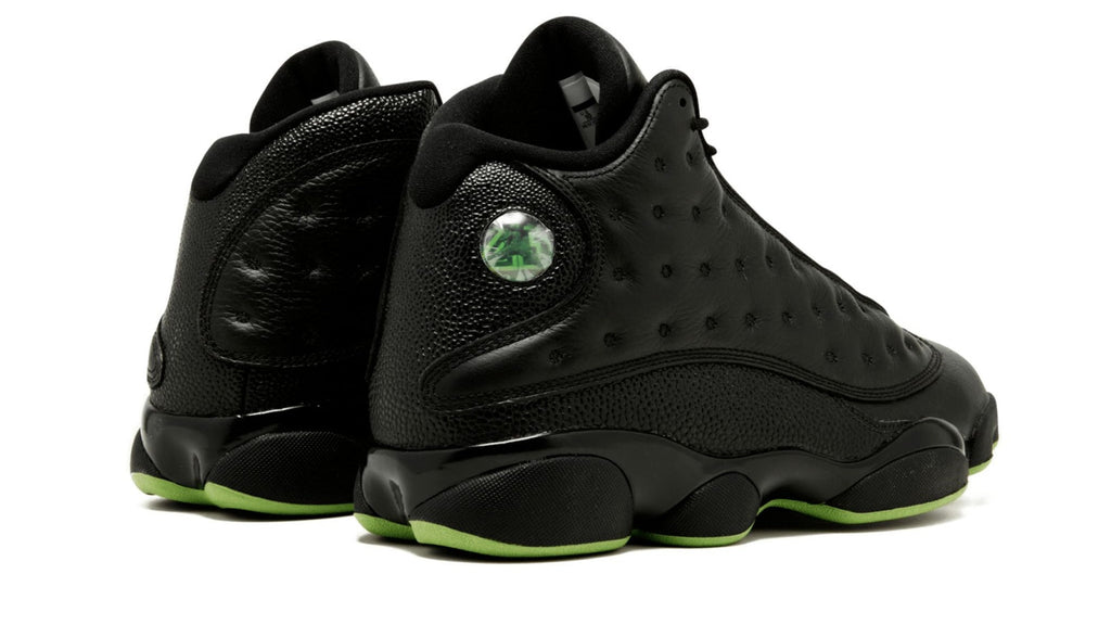 Air Jordan 13 Retro Altitude 2017 - Original All-Leather Black & Green