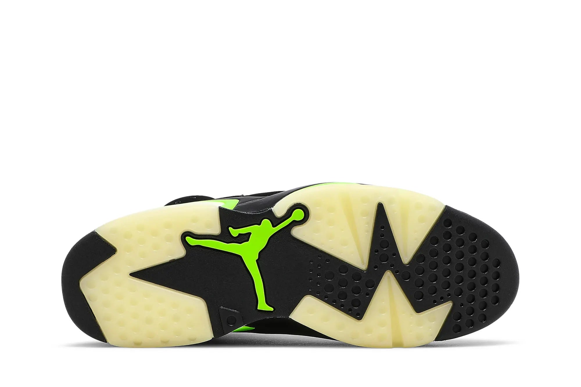 Air Jordan 6 Retro Electric Green - Black Nubuck with Neon Accents