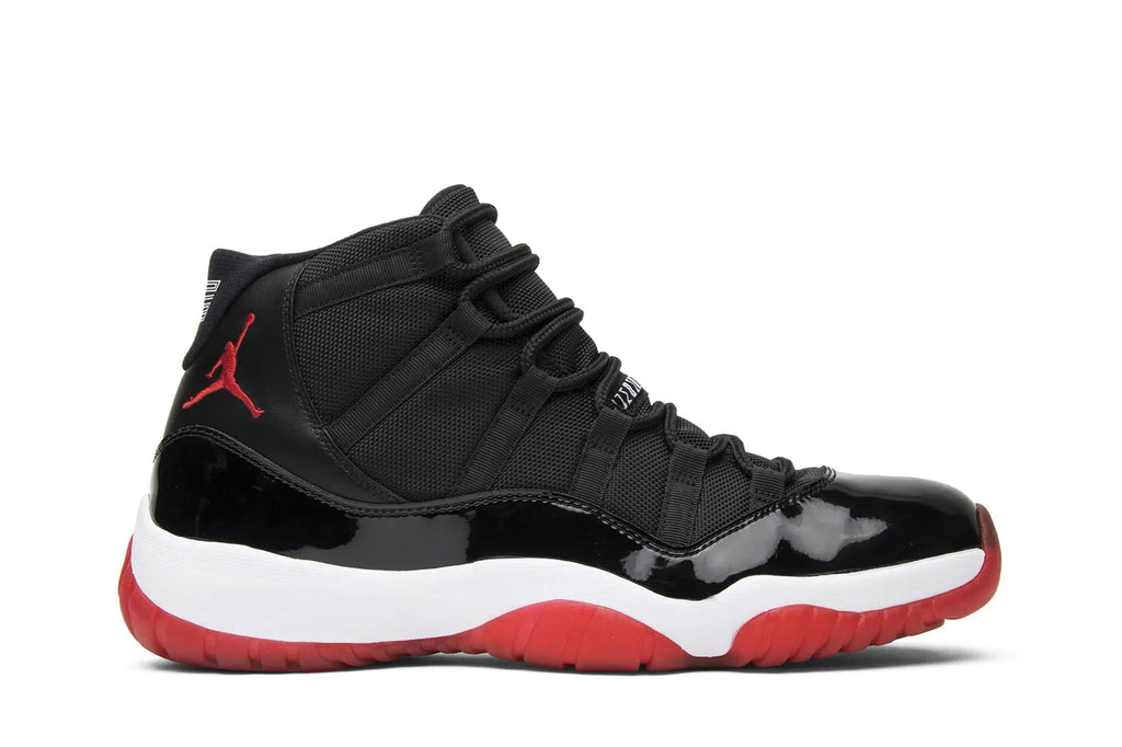 Air Jordan 11 Retro 'Bred' 2012 - Black Patent Leather Basketball Sneaker