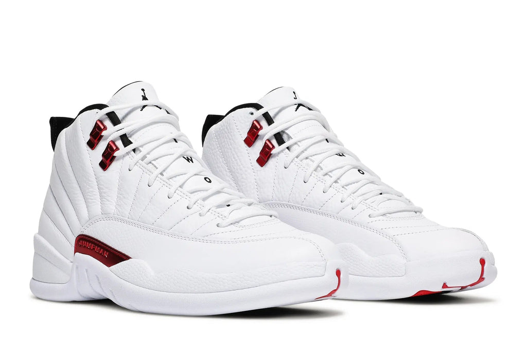 Jordan 12 Retro 'Twist' - White/University Red/Black Basketball Shoe