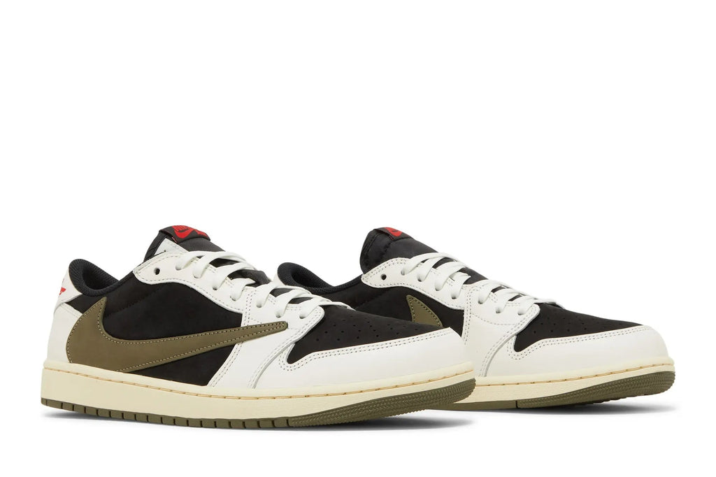 Travis Scott x Women's Jordan 1 Retro Low OG SP Olive - Exclusive Collaboration Sneaker