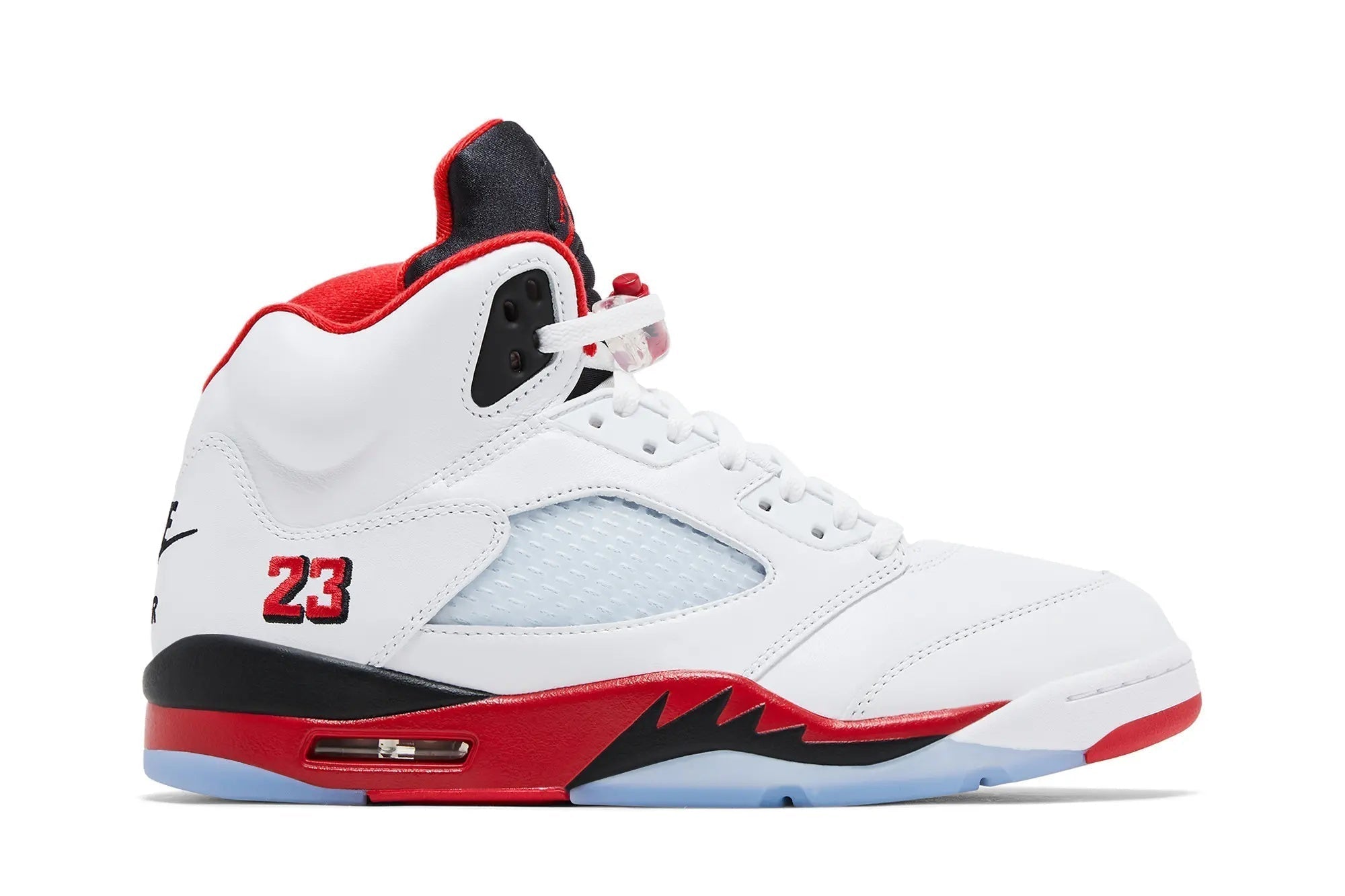 Air Jordan 5 Retro 'Fire Red' 2025 - Classic White Leather & Red Foam Midsole