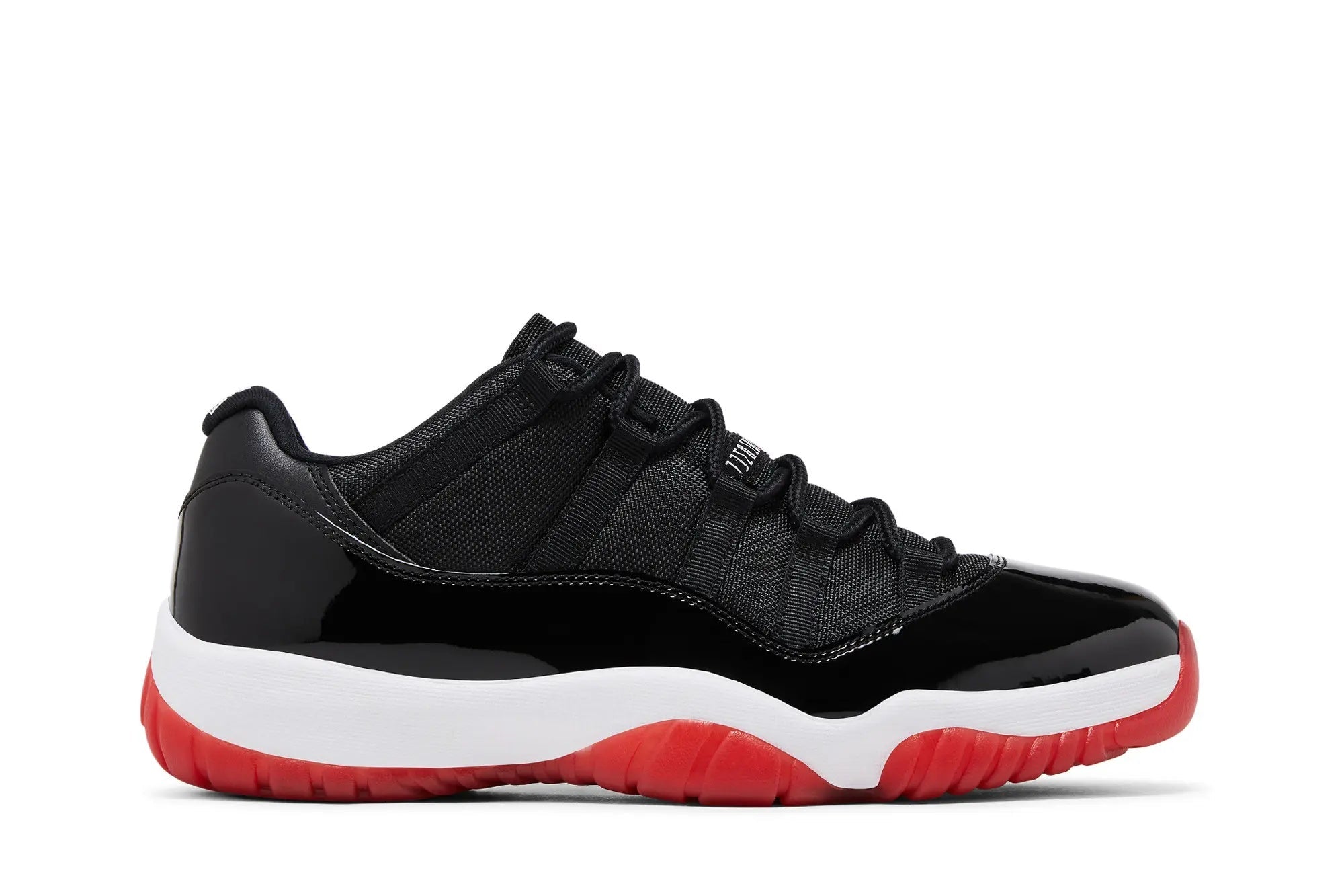 Air Jordan 11 Retro Low 'Bred' 2025 - Classic Black Red Sneaker