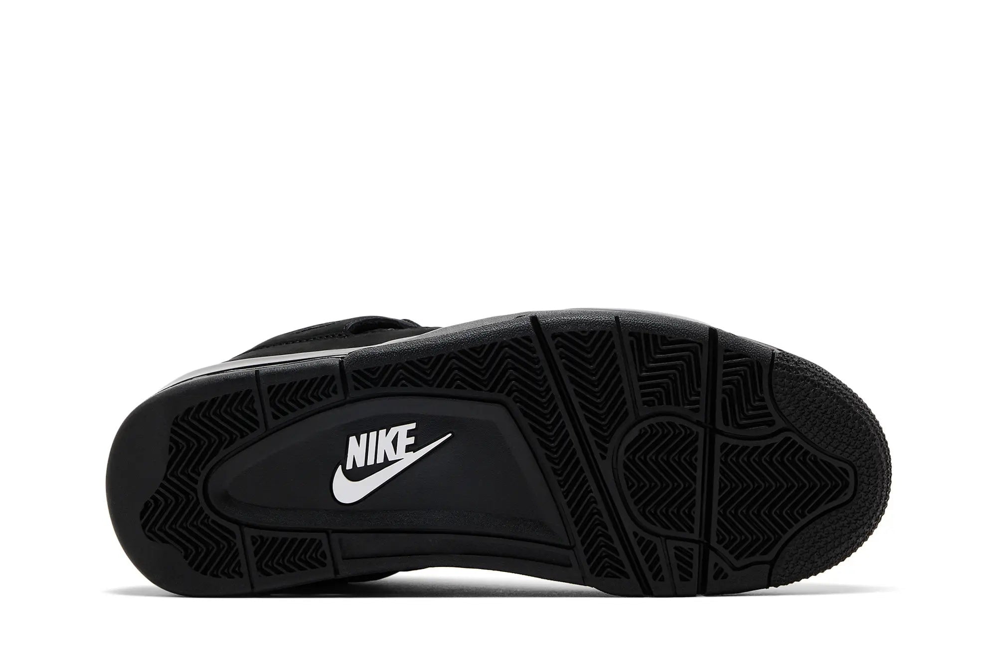 Jordan 4 Retro 'Black Cat' 2025 - Classic Black Nubuck with Nike Air Heel