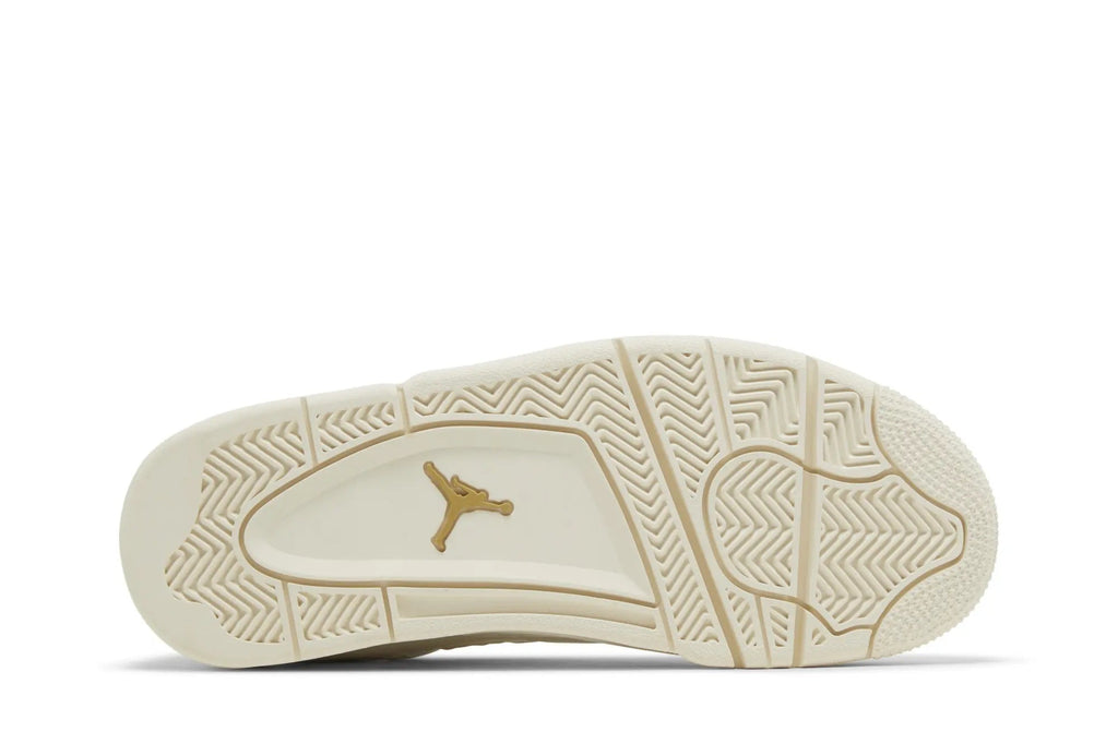 Women's Air Jordan 4 Retro 'Metallic Gold' - Sail/Metallic Gold/Black