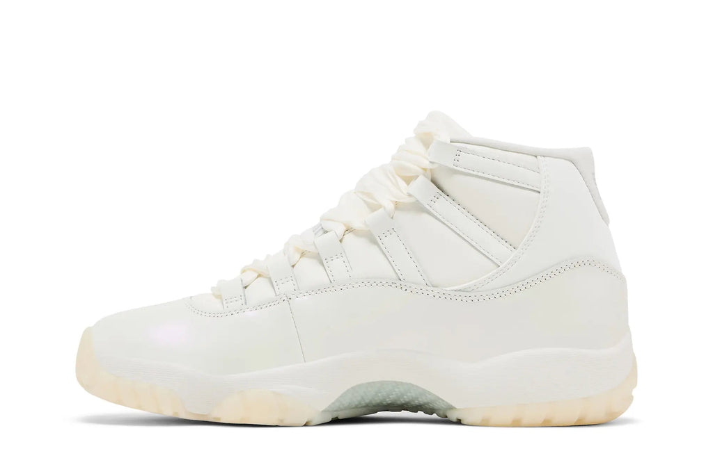 Women's Air Jordan 11 Retro 'Pearl Grand Finale' - Sail Leather Basketball Shoes