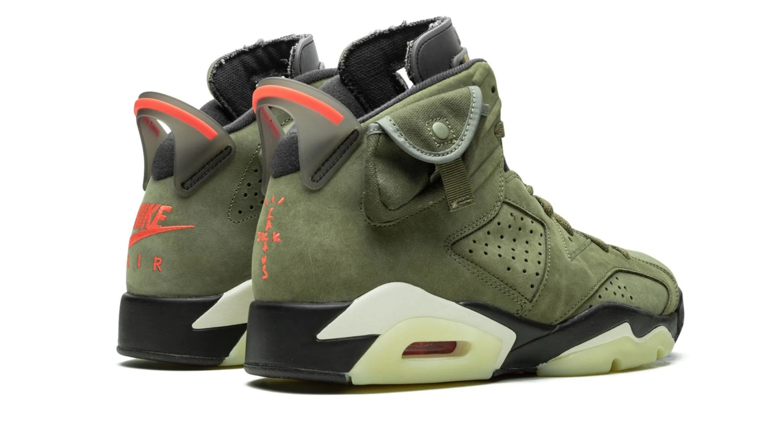 Travis Scott x Air Jordan 6 Retro Cactus Jack - Olive Nubuck Collaboration