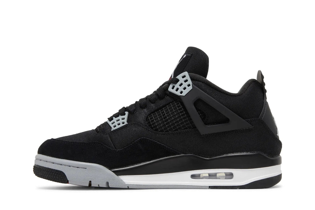 Jordan 4 Retro SE Black Canvas - Classic Wings & Nike Air Design