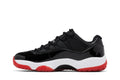 Air Jordan 11 Retro Low 'Bred' 2025 - Classic Black Red Sneaker