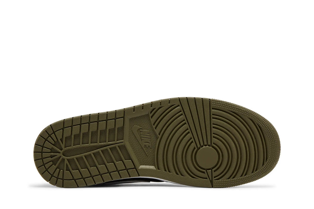 Jordan 1 Mid Sequoia Black Medium Olive White | DQ8426-092