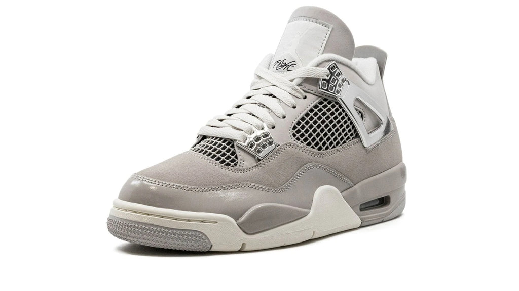 Women's Air Jordan 4 Retro "Frozen Moments" - Light Iron Ore Suede