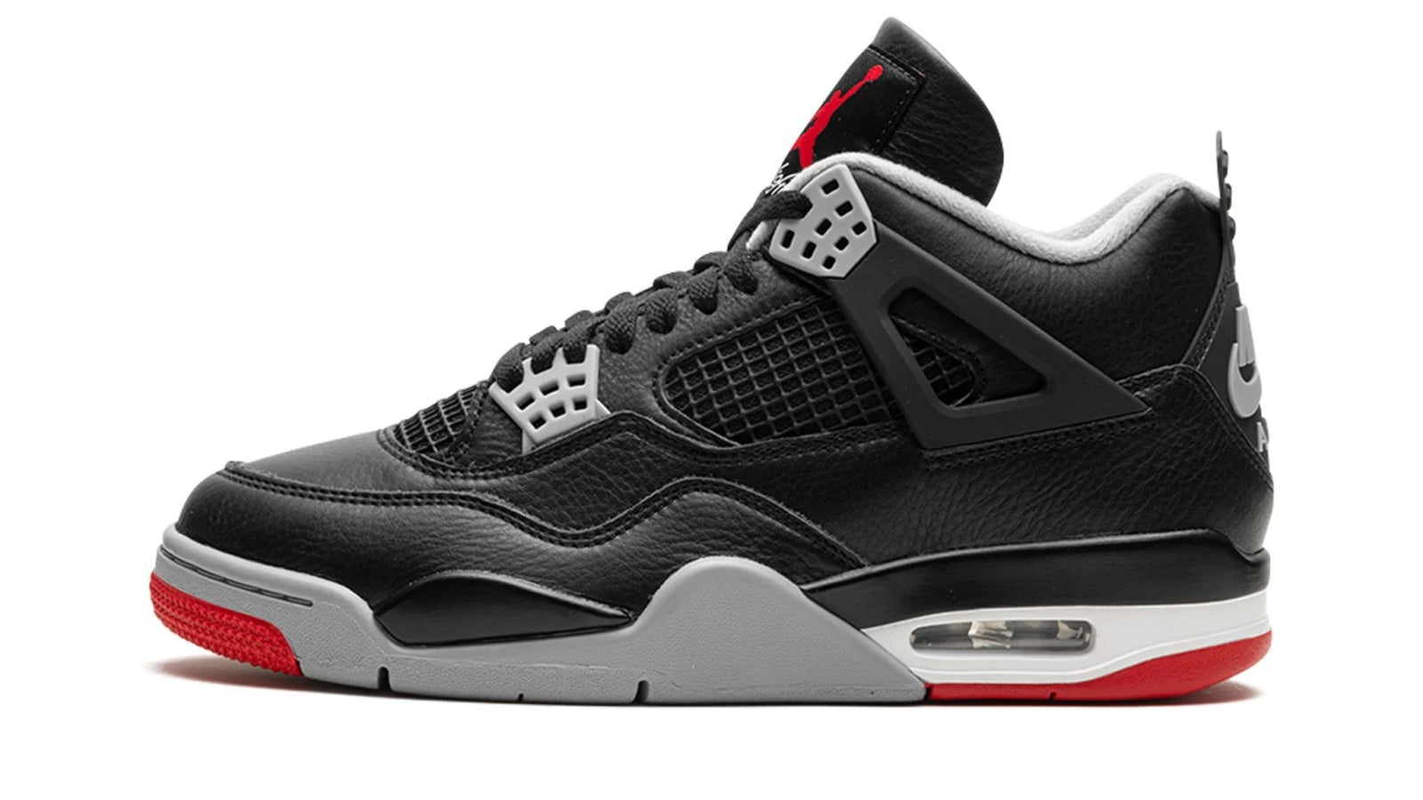 Air Jordan 4 'Bred Reimagined' - Classic Black & Red Retro Sneaker (2024)
