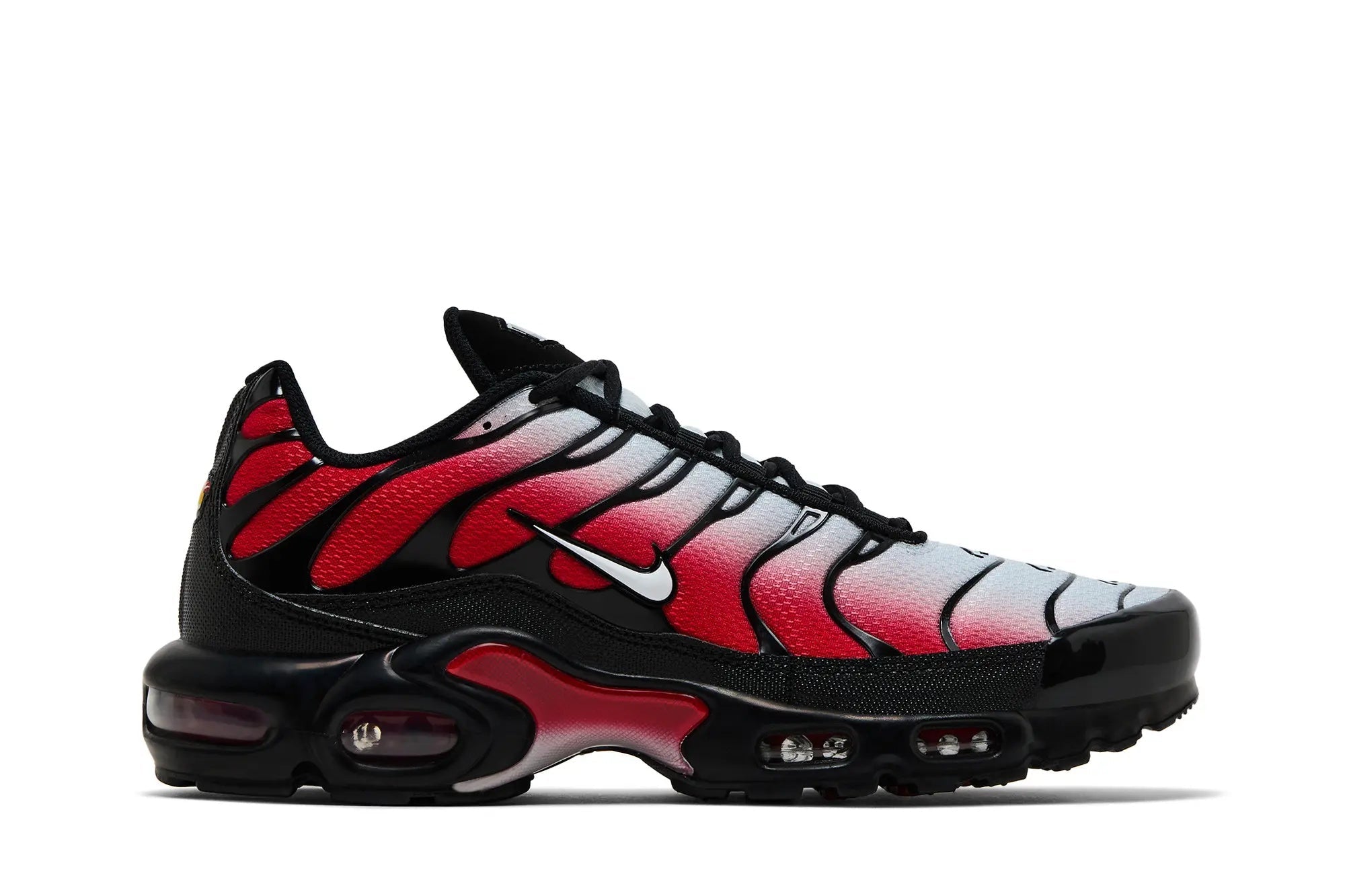 Nike Air Max Plus Pure Platinum University Red - Bold Contrast Athletic Design
