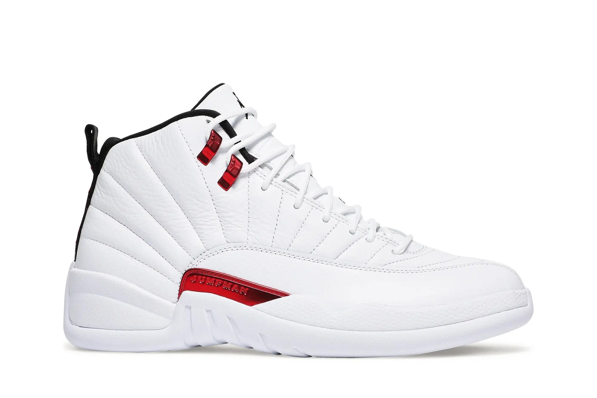 Jordan 12 Retro 'Twist' - White/University Red/Black Basketball Shoe