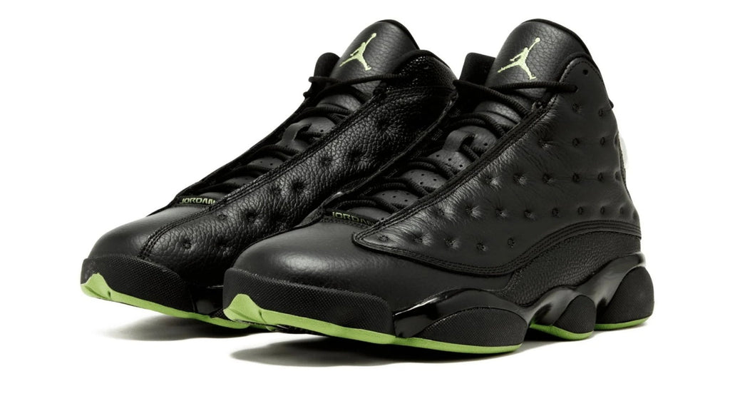 Air Jordan 13 Retro Altitude 2017 - Original All-Leather Black & Green