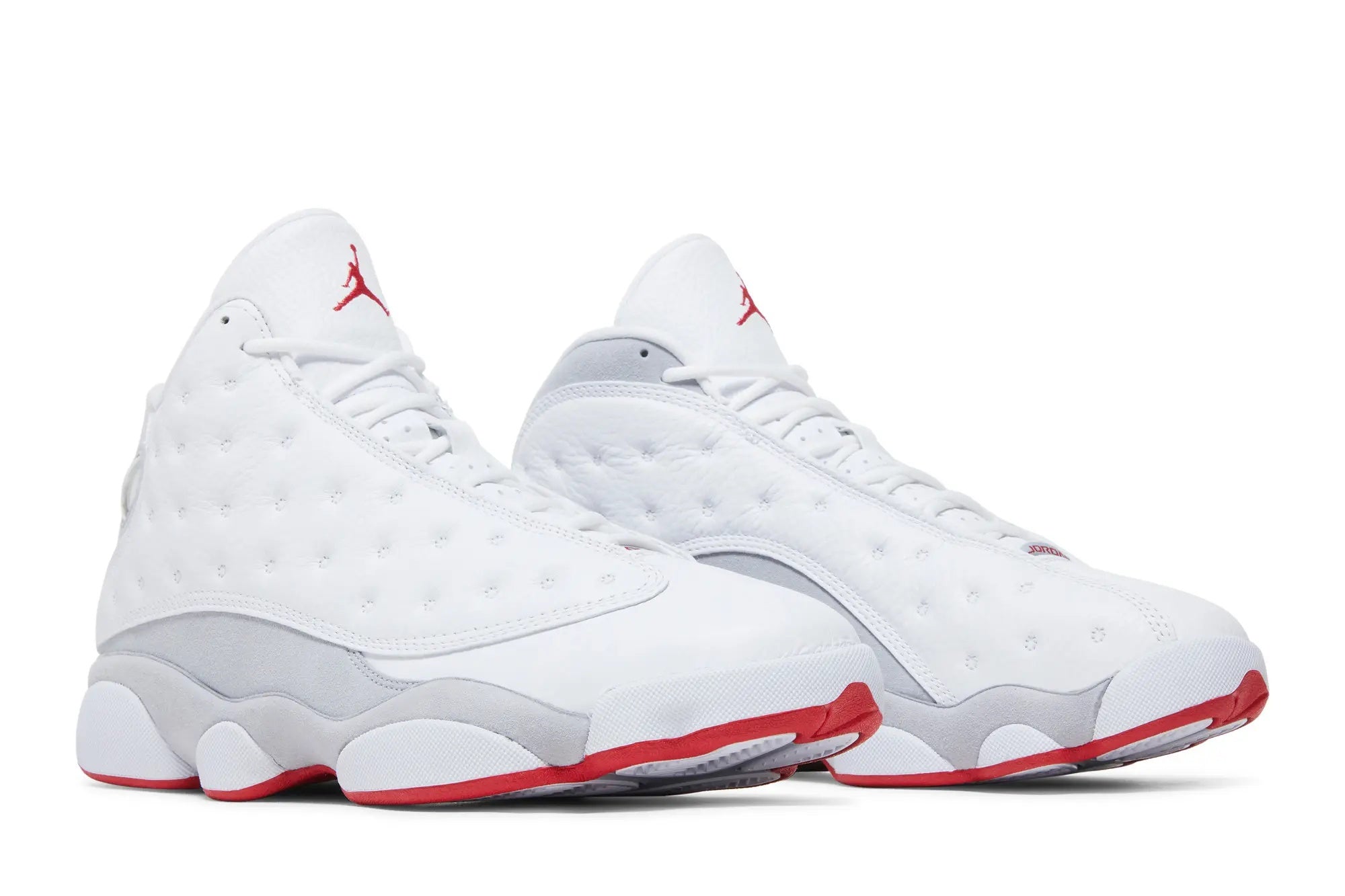 Air Jordan 13 Retro 'White Wolf Grey' - Classic Cat-Inspired Basketball Sneaker