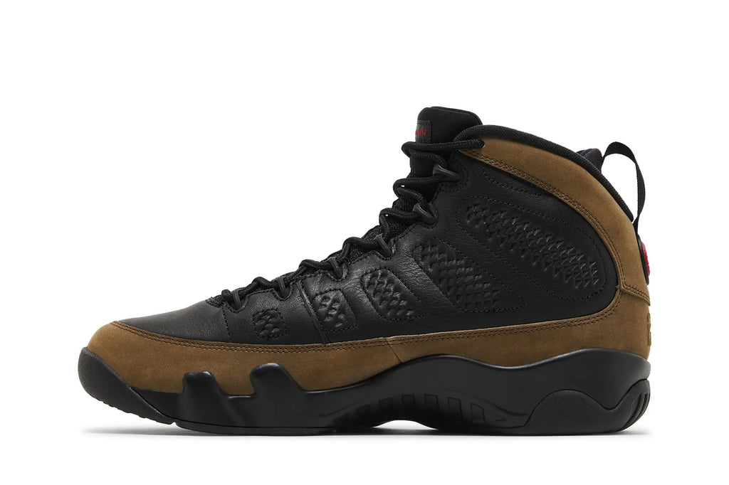 Air Jordan 9 Retro 'Olive' 2024 - Black/True Red/Light Olive