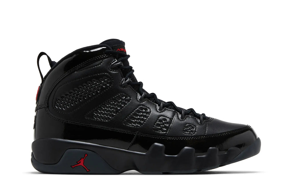 Jordan 9 Retro 'Bred' Black University Red High-Top Sneaker