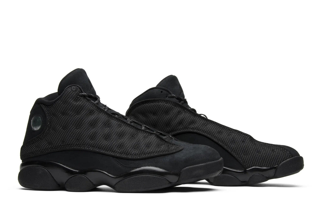 Jordan 13 Retro 'Black Cat' - Iconic Black Suede Sneaker with Zoom Air Cushioning