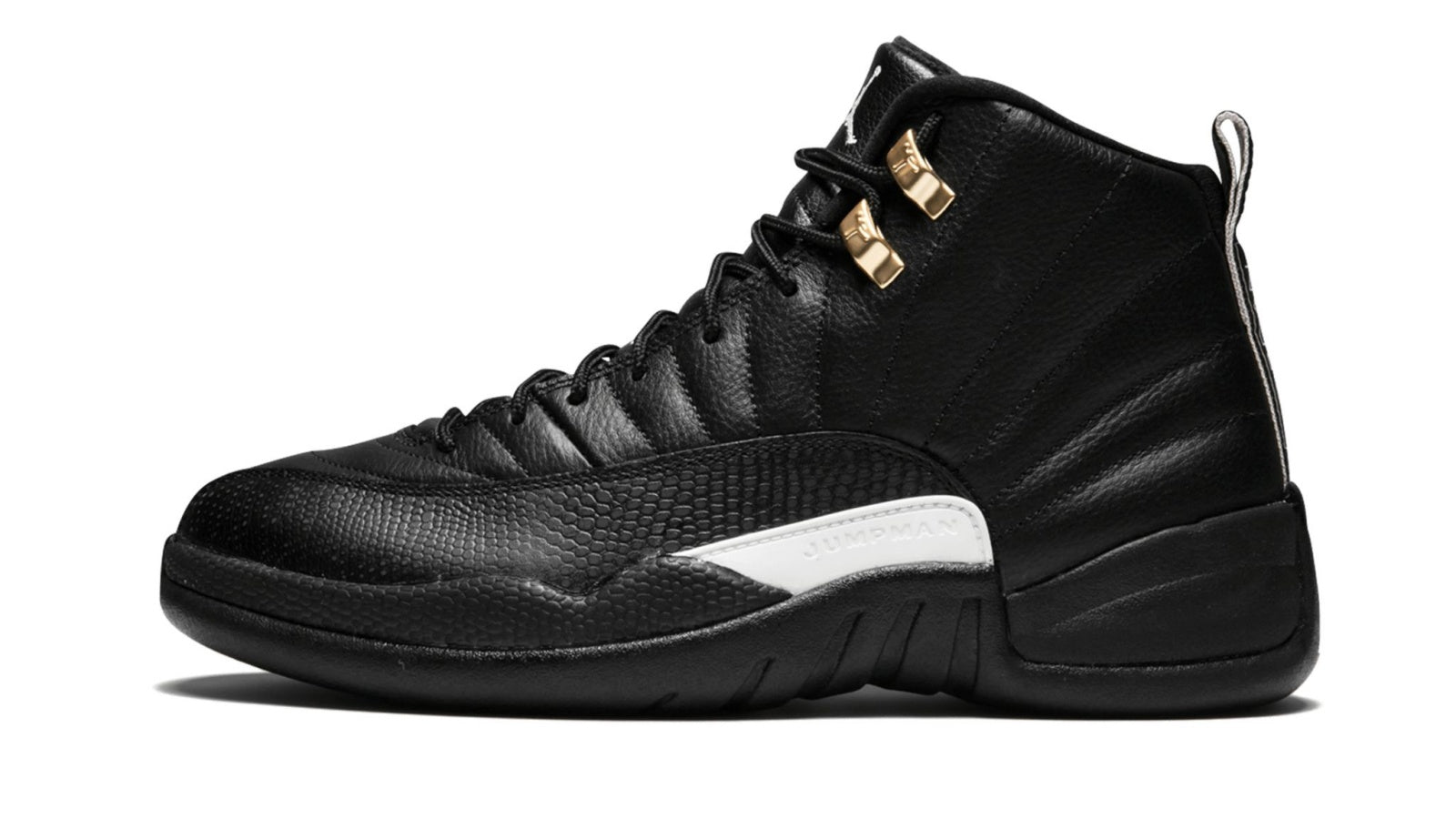 Air Jordan 12 Retro "The Master" - Black Leather with Gold Accents