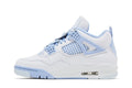 Women's Jordan 4 Retro 'Forget Me Not' - White Aluminum Blue Tint
